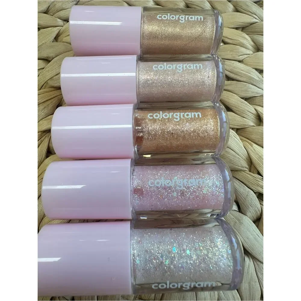 NIB Colorgram Milk Bling Shadow - Rose Gold & Iridescent Set (K-Beauty)
